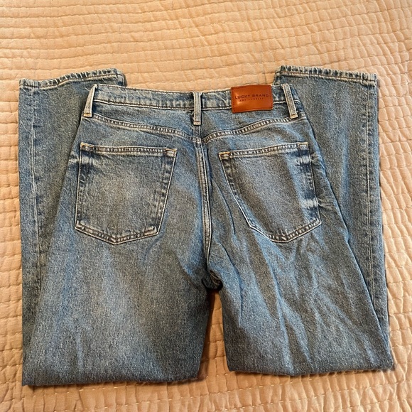 90s loose high rise straight leg Lucky Brand jeans- size 4/27 - Picture 4 of 8
